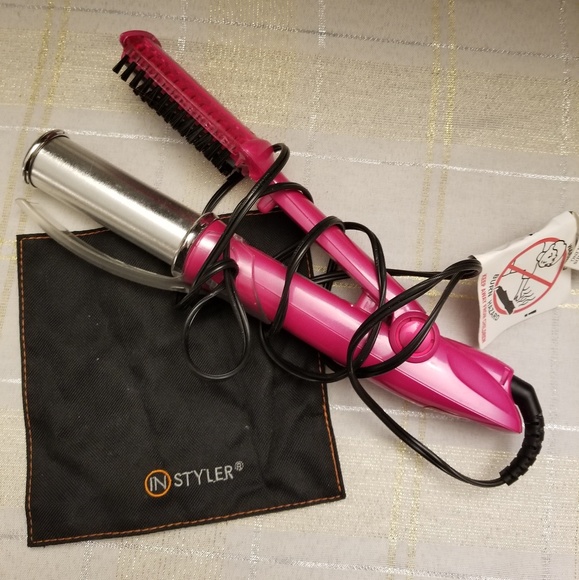 instyler flat iron brush